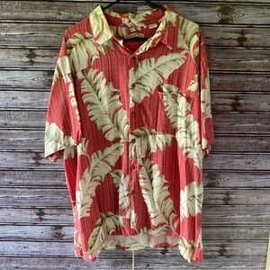 Batik Bay Men's Tropical Short-Sleeved Button-Down Shirt Size XXL‎